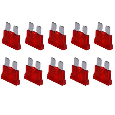 CAR BLADE FUSE 10A 10 AMP RED AUTO FUSES caravan x 10