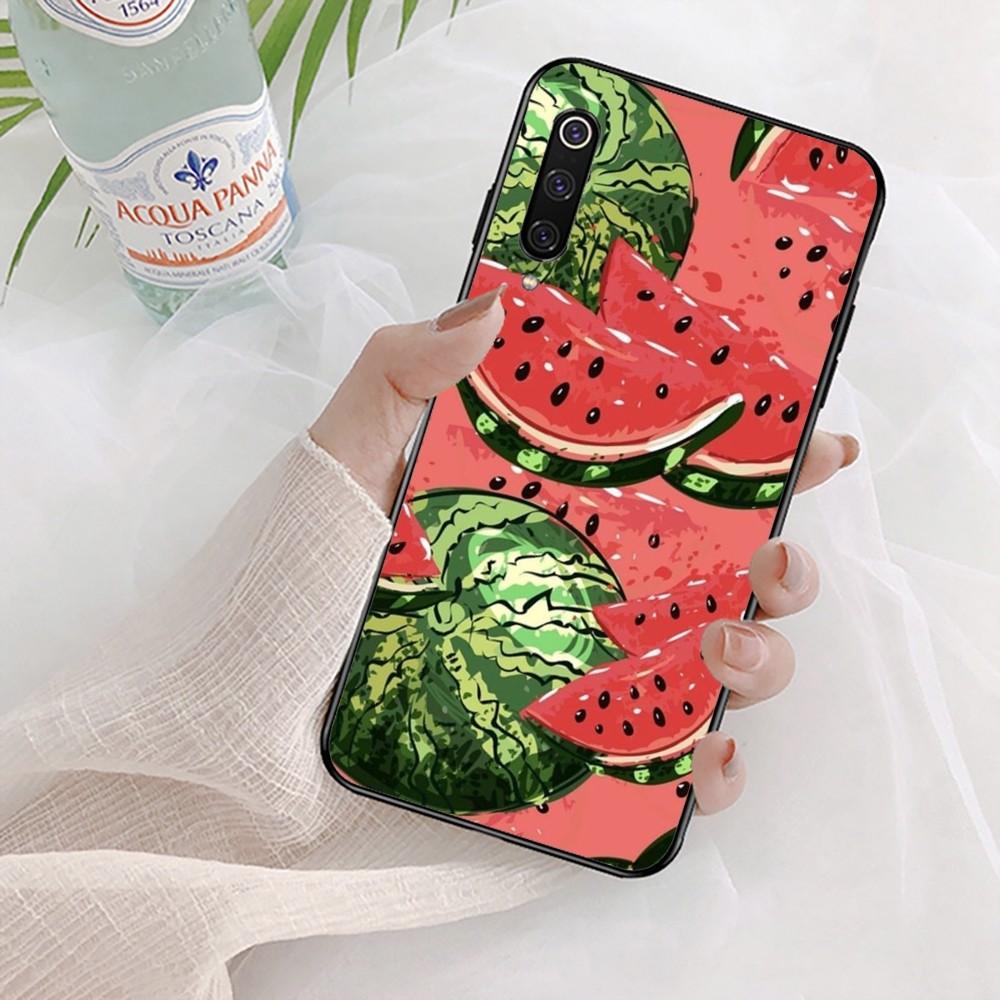 Summer Cartoon Watermelon Phone Case For Xiaomi Mi 5X 8 9 10 11 12 Lite Pro 10T PocoX3pro PocoM3 Note 10 Pro Lite