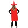 Unisex Kids Mustard Ketchup Costume Set - 2025 Food Cosplay Outfits for Girls & Boys Great for Halloween Fancy Dress Up Events
