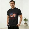 USA 250th Years America Floral Birthday Patriotic 4th of July TShirts for Unisex Vintage Cotton Crew Neck Short Sleeve Plus Size