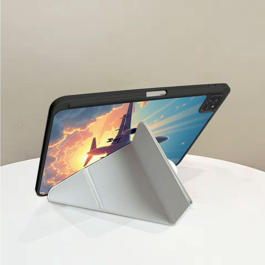 Cloud Peak Jet Tablet Case For iPad Mini 6 7 Pro 2025 Air 4 5 M3 M2 1 2 M4 11inch Pro 11th 10th 9th 8th 7th 12.9inch Holder