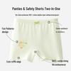 Maoren Girls' Cotton 2-in-1 Safety Shorts & Underwear 3-Pack