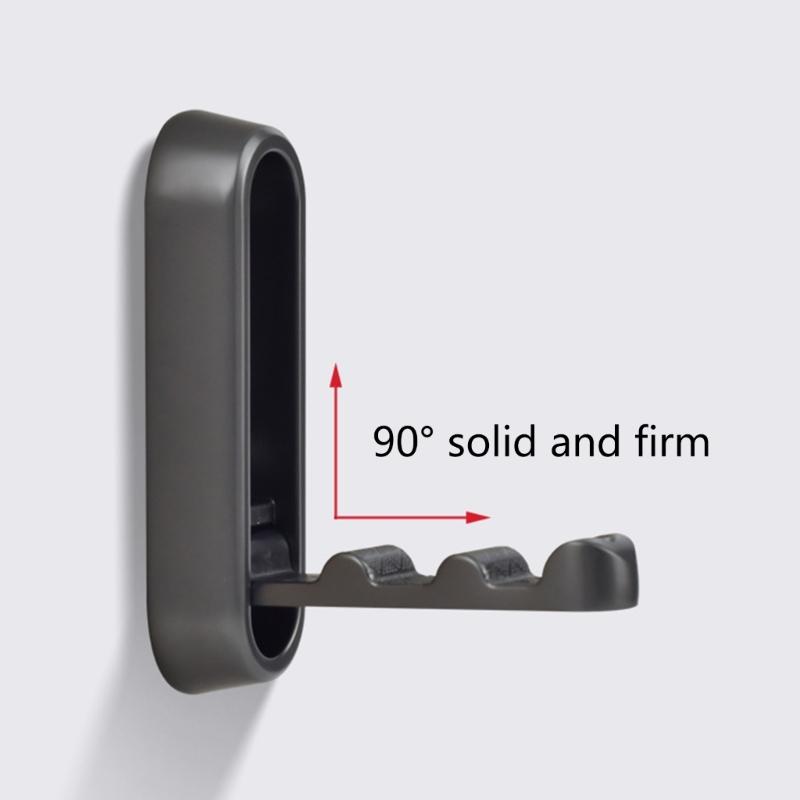 Set med 2 Fällbara Väggkrokar för Jackor Hattar Ryggsäckar Kraftig Aluminiumlegering Handdukshängare Krok Klädhängare