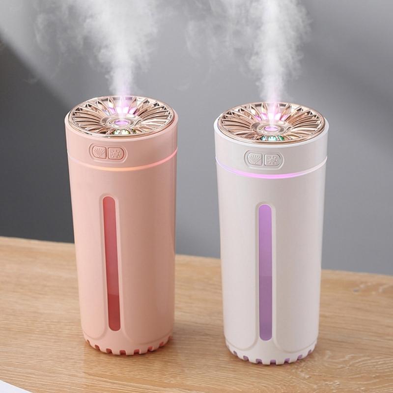 Wireless Car Air Humidifier Timing Auto-off USB Diffuser 300ml Portable Humidification Mist Maker Equipment for Bedside