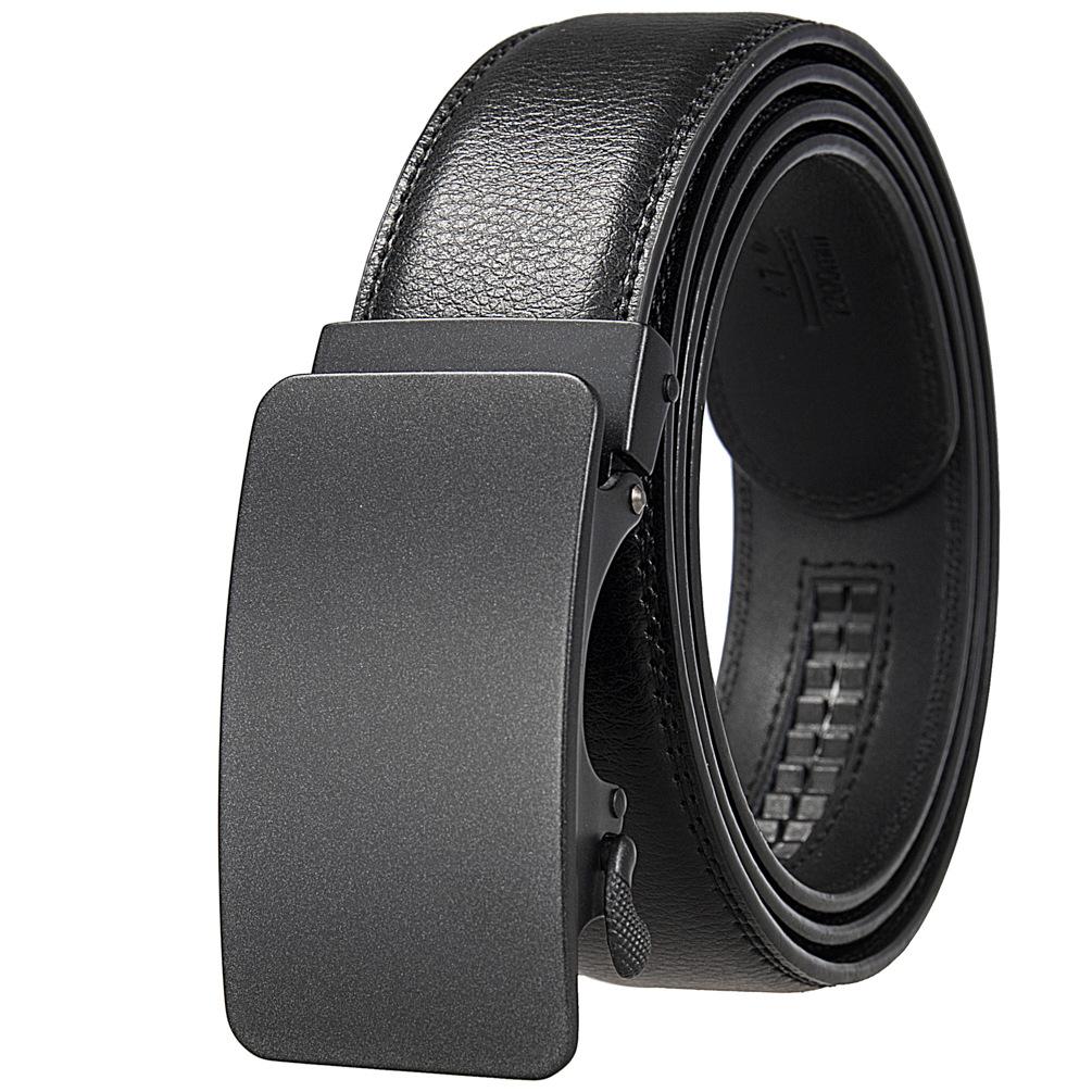 1Pcs Automatic Buckle Belt, Cowhide Men'S Belt, Fashion Belt, Belt Ly36-0101-1