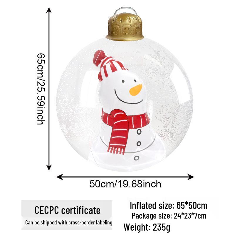 

Новый надувной рождественский шар для украшения двора на открытом воздухе и для украшения вечеринки