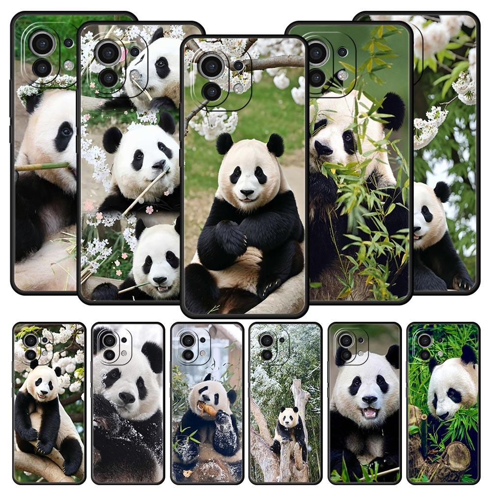 Fubao panda Phone Case For Xiaomi 14 13T 12T Pro 12 13 11 Ultra Mi Note 10 Lite 10T 5G 11X Pro 11T 11i 9T Soft Silicone Cover