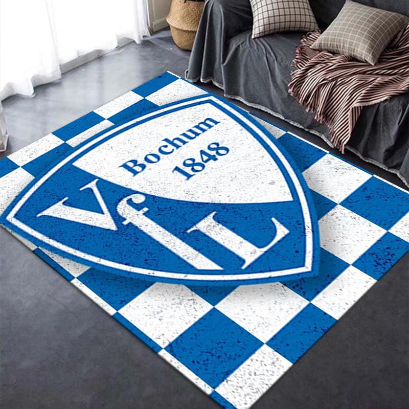 Nuovo Tappeto VfL Bochum 1848 2025 per Soggiorno Camera da Letto Casa Decorazione Divano, Tappetino Antiscivolo per Giochi Bambini98