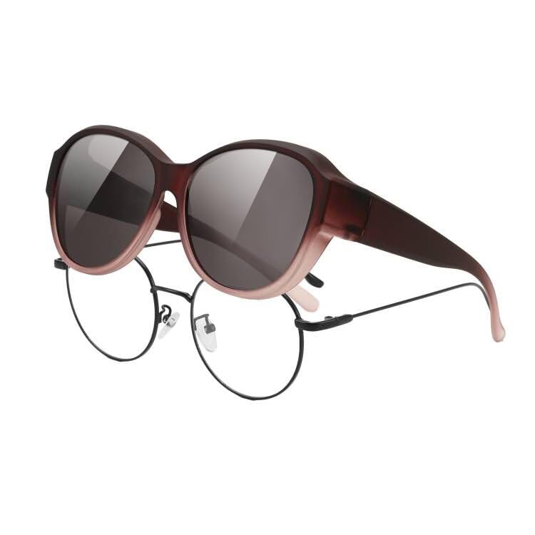 

FEISEDY TAC TR90 Large UV400 B1211 Women s Over-the-Eye Sunglasses, Polarized, Lenses, Frame, Size, Protection, фиолетовый