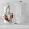 Aromatherapy Mold Elegant Silicone Candle Mold Flower Candle Mold Food-Grade For Baking Projects Resin Art Candle Making