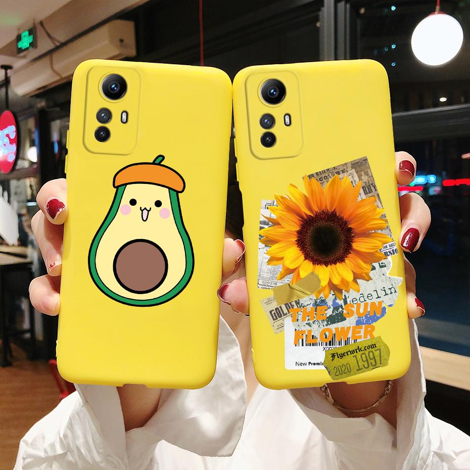 For Xiaomi Redmi Note 12S Case 4G Cat Cartoon Cute Silicone Back Cover for Redmi Note12s 2023 Fundas Note 12s 12 S 4G Soft Cases