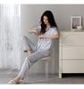 Women's Ice Silk Short Sleeve Pajama Set