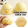 Cute Chick Squishy Toy Slow-Rising Stress Relief  Sensory Fidget Toy for Kids and Adults Anxiety ADHD Autism Relief