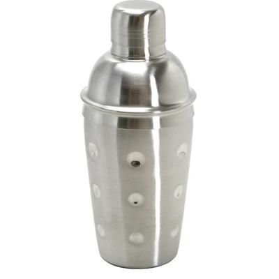 Cocktail Shaker 3pcs Matte Stainless Steel 500ml with Strainer and Leak-proof Lid