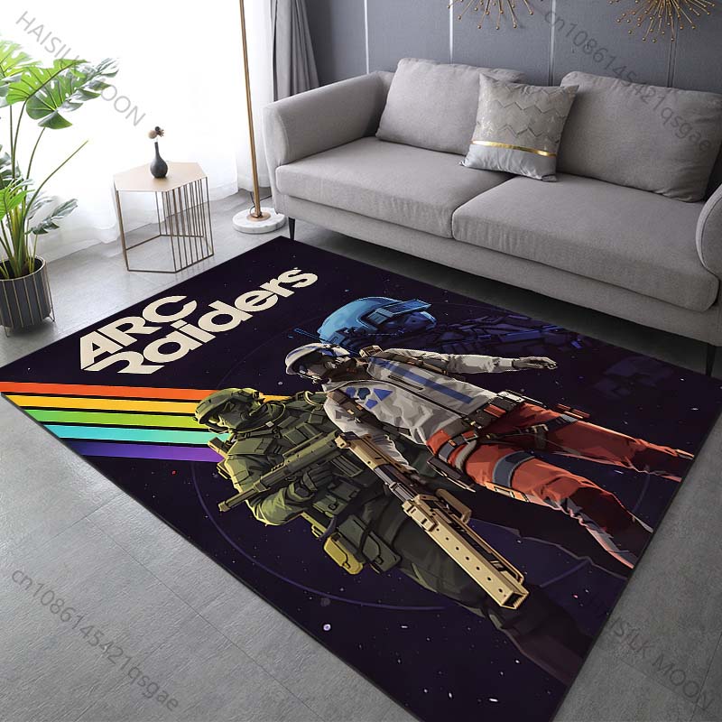 Classic Games A-RC R-Raiders Print Rug Carpet for Living Room Children's Bedroom Mat Sofa Doormat Rug Home Decor Anti Slip Mat