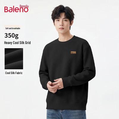 Baleno Men's Waffle Knit Round Neck Sweatshirt