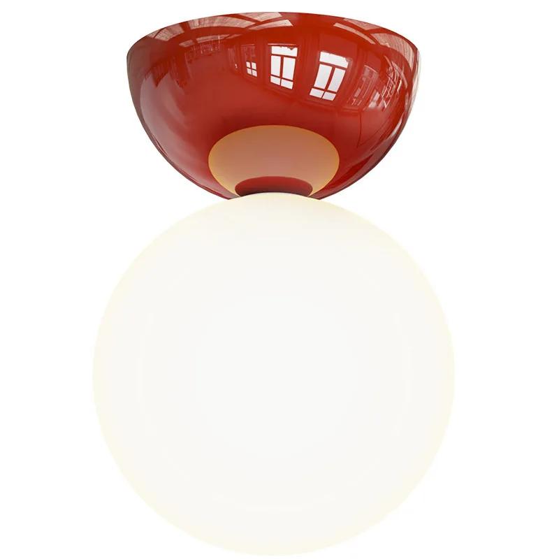 Bauhaus Dome Ceiling Lamp Corridor Medieval Cloakroom Ceiling Light Simple Cream Series Home Decoration Balcony Entrance Lamp