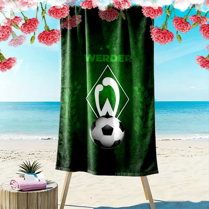 Werder Bremen Print Beach Towel Large Soft Quick Dry Towel For Beach Camping Swimming