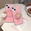 New IDM Big Hole Magnetic Girly Pink Magic Wand Holder for IPhone17 Double Layer for Apple 16 Cute