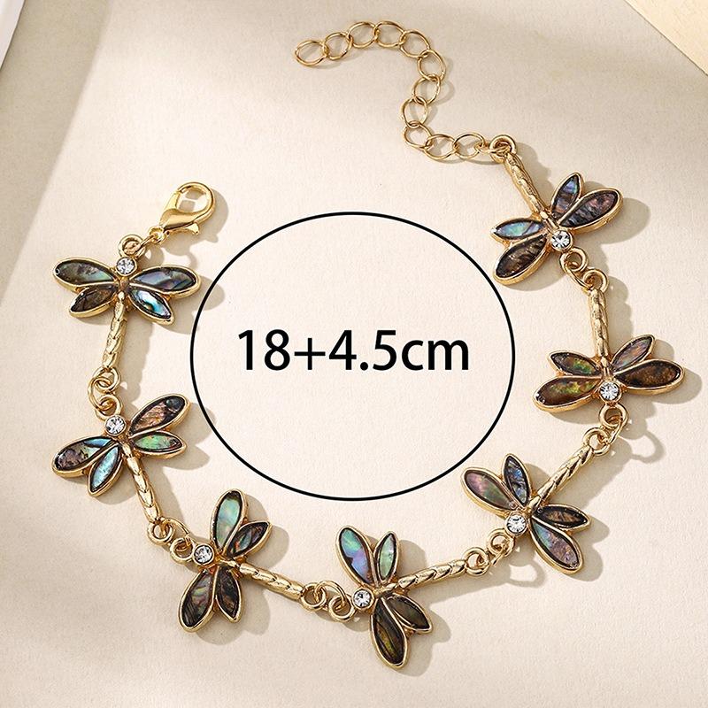 New niche design alloy butterfly bracelet sexy cute girls jewelry multi-color butterfly versatile personality women