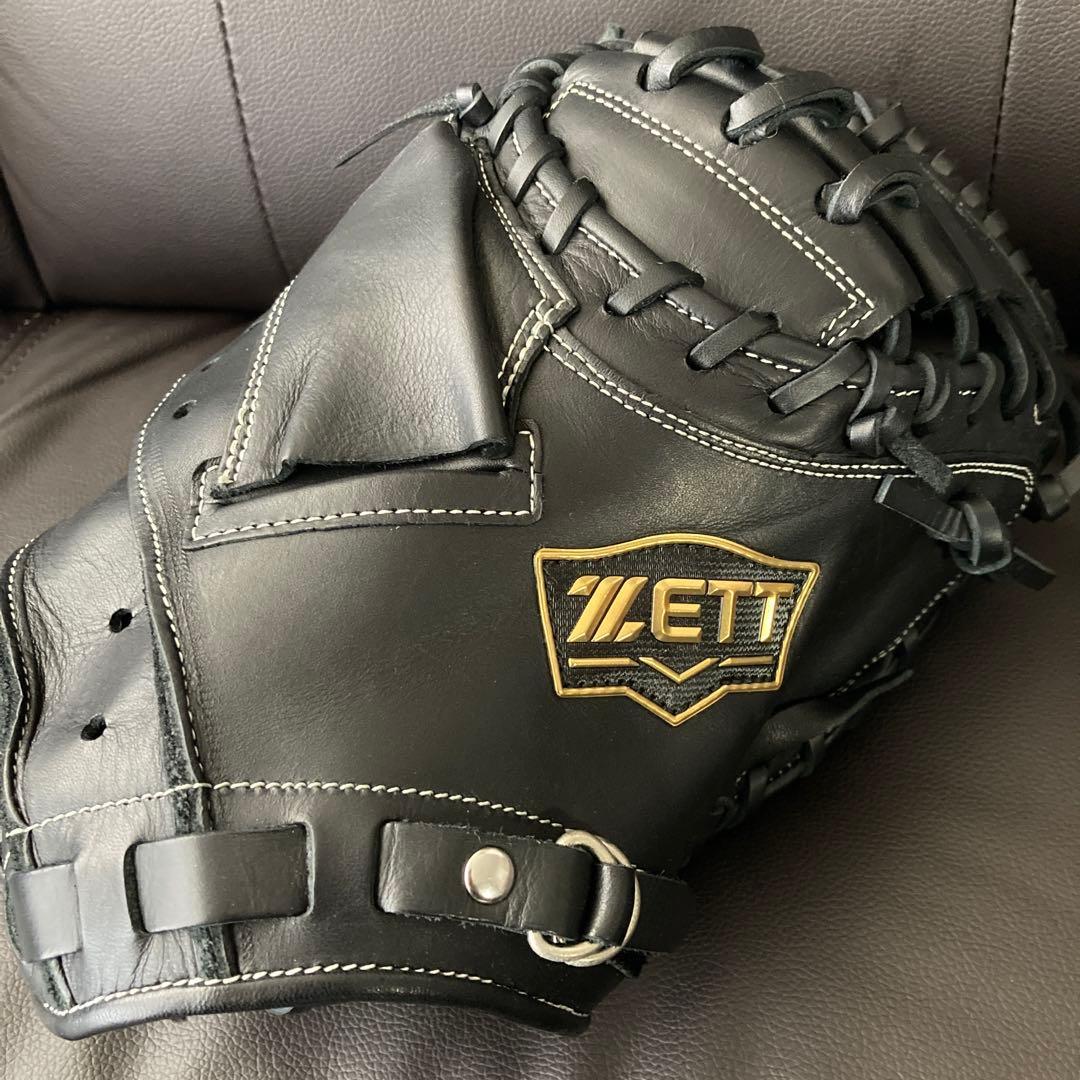 Used ZETT Soft Catcher s Mitt Black