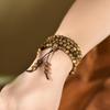 Hainan Yingge Green Qinan Agarwood Buddhist Beads Bracelet - Unisex Style, Five Fen Chen Beads, Free SF Express Shipping