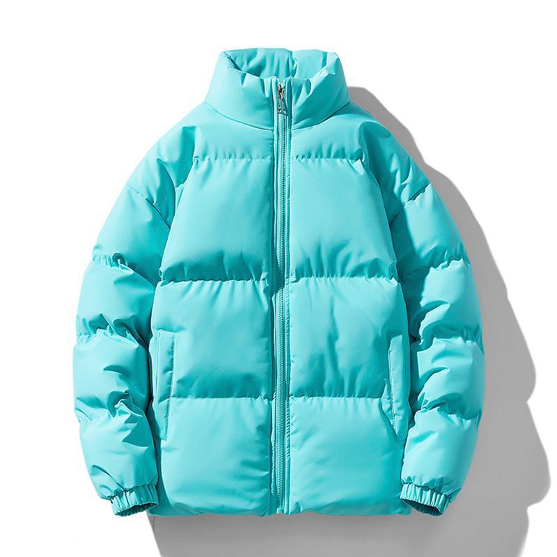 Winter Men and Women Cotton Coats Down Cotton Coats Couple Thickened Cotton Jackets Bread Clothes Stand Collar Cotton Coat Warm and Comfortable