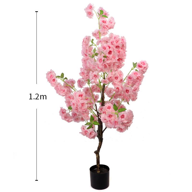 Large Artificial Cherry Blossom Tree for Indoor Display and Landscape Decoration