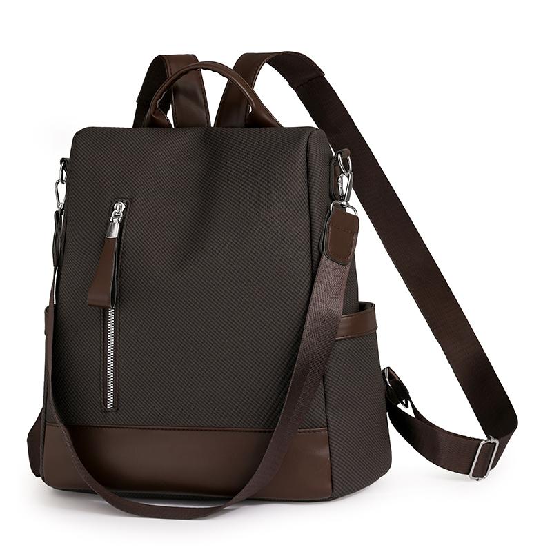 Μαλακό Δερμάτινο Σακίδιο Αντικλεπτικό Σακίδιο Ταξιδίου Μεγάλης Χωρητικότητας Τσάντα Ώμου Πολλαπλών Θέσεων Σχολική Τσάντα Μαθητή