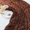 Cheesecloth Table Runner Boho Wrinkle Table Runner Retro Table Runner for Weddings Parties Bridal Shower Home Decor