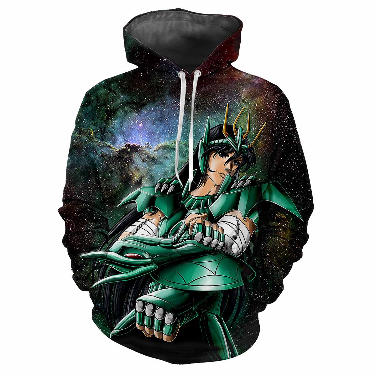 

Saint Seiya Classic 3D Harajuku Printed Cartoon Anime Cool Fashion Avant-garde Чоловіки Жінки М які та Зручні Модні Худі Топ XL