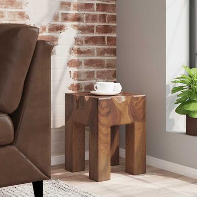 Vidaxl Stool, Solid Teak Wood