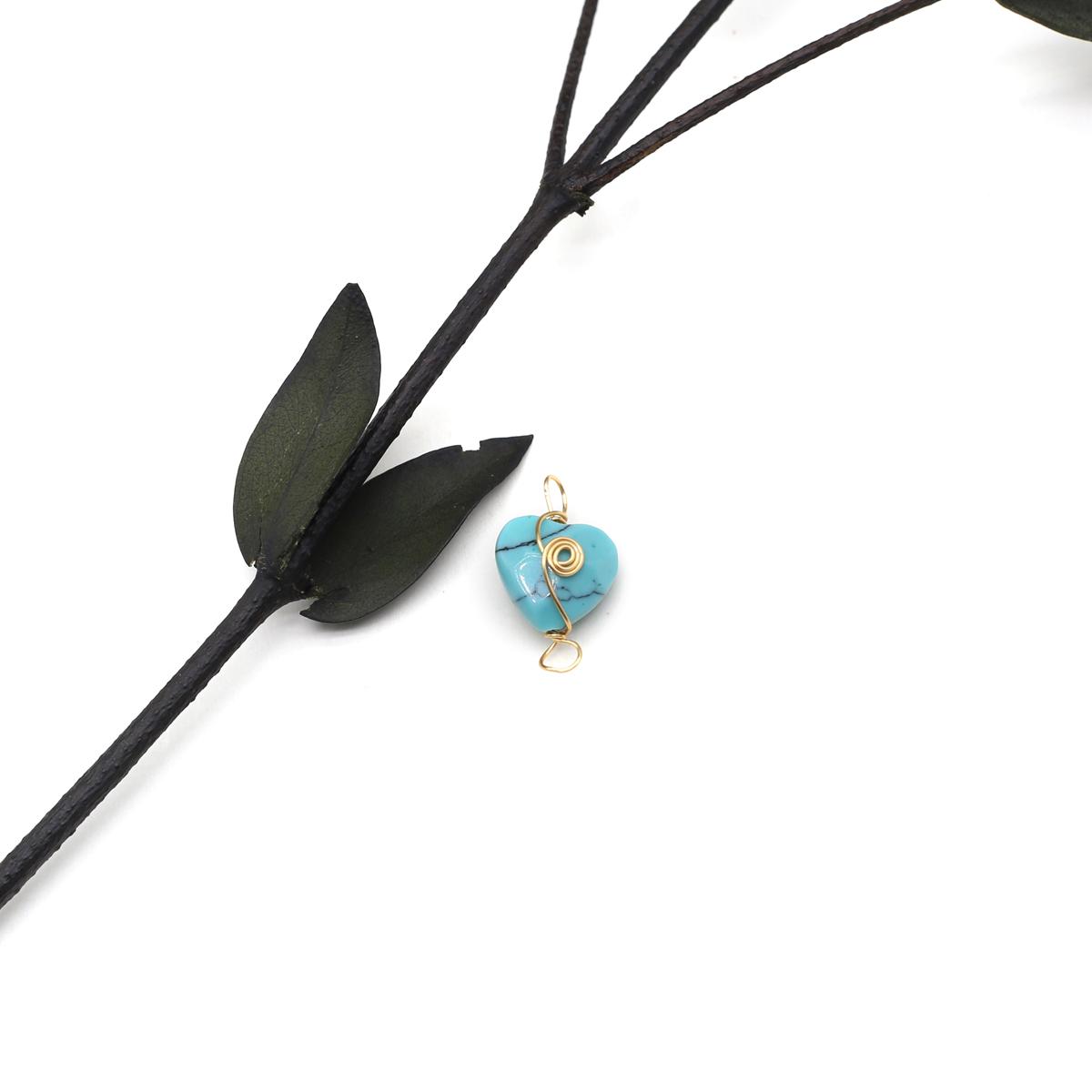 

2 шт. небольшой разъем из натурального камня малахита в форме сердца обмотка разъем для изготовления ювелирных изделий DIY ожерелье браслет аксессуар 10x10mm