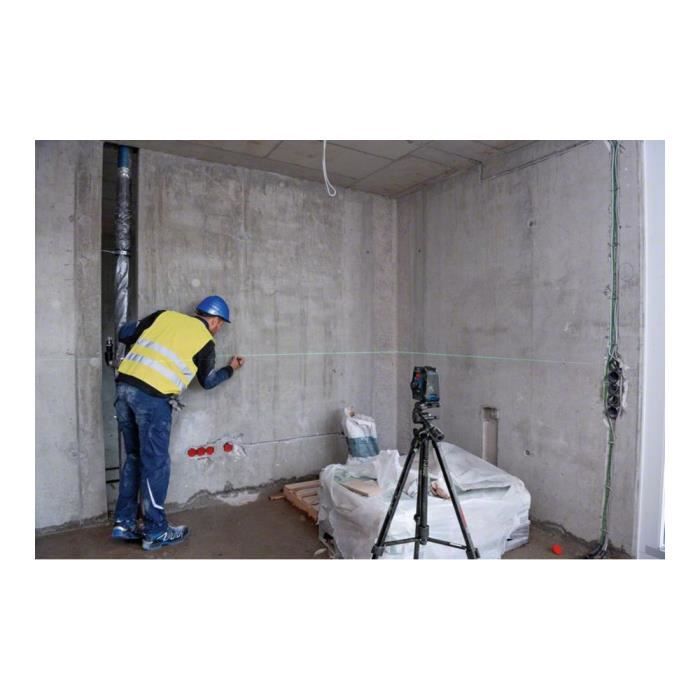 Green Laser - Bosch - Gcl 2-50 G - Tripod Bt150 - Alignment - Accuracy 0.3 Mm