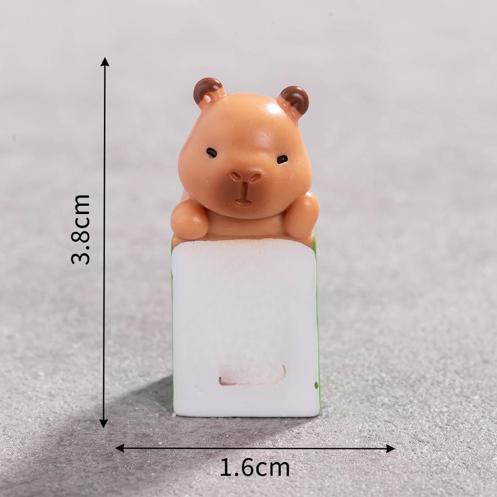 Micro Landscape Cute New Year Fortune Capybara Capibara Figure Decoration Desktop Car Accessories