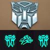 3D Metal SilverTransformers Autobots Car Emblem Racing SUV Coupe Badge for Car Truck Suv Motorcycle Etc.