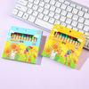 Kids Non Staining Drawing Crayons 12 Colors Oil Pastel Art Painting Tool Set