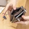 New Soft Genuine Leather Women's Wallets Zipper Portable Purses Coin Holders Large Capacity Storage Bag Money Bag Gift