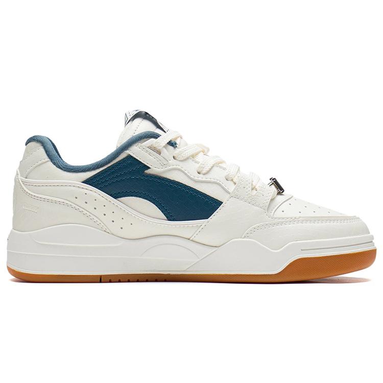Li Ning Skateboard Shoes Men's Low top Mist White/Evergreen AGCS251-9