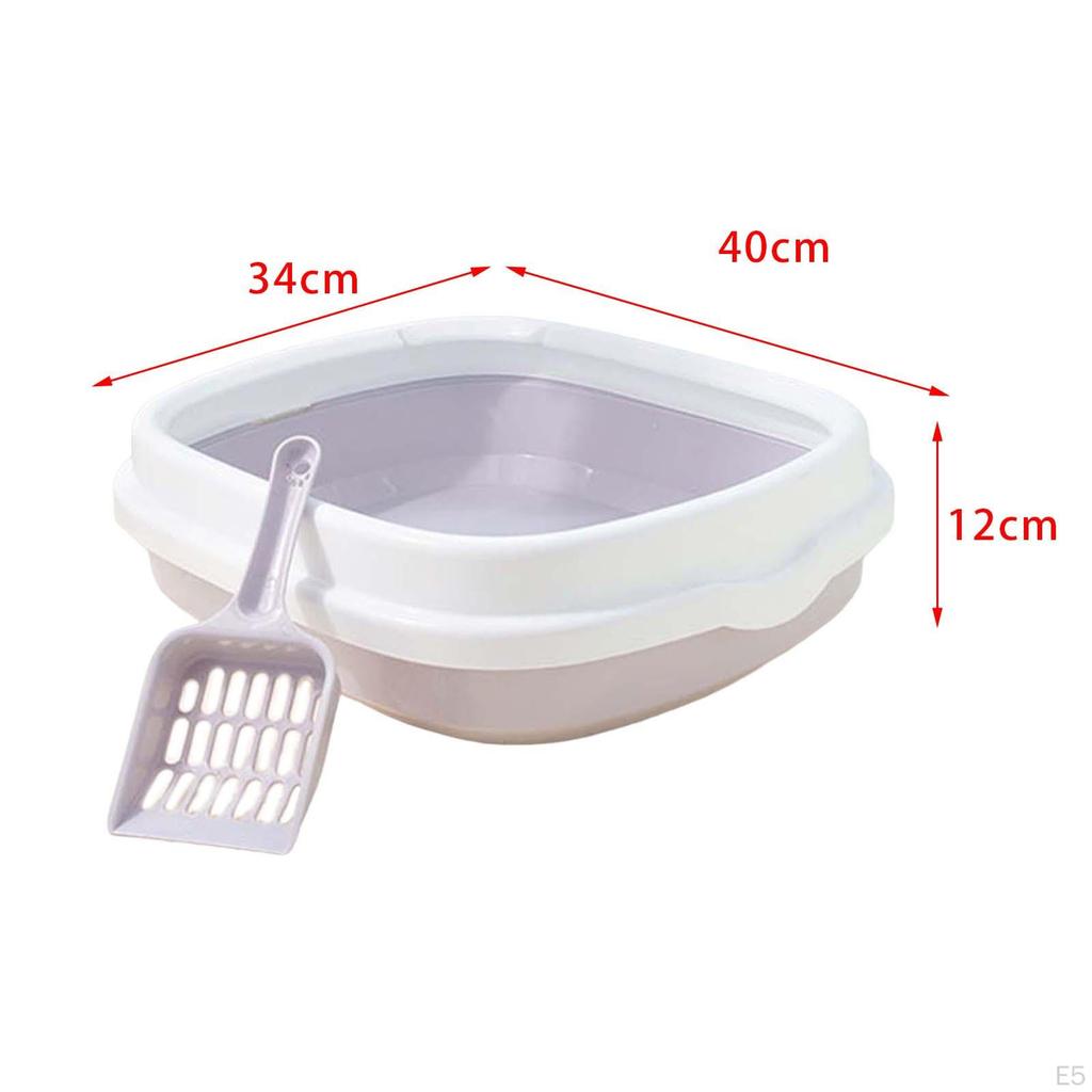 Cat Toilet Easy To Clean Nonstick Stronger Cleaning Detachable Travel for Lawn
