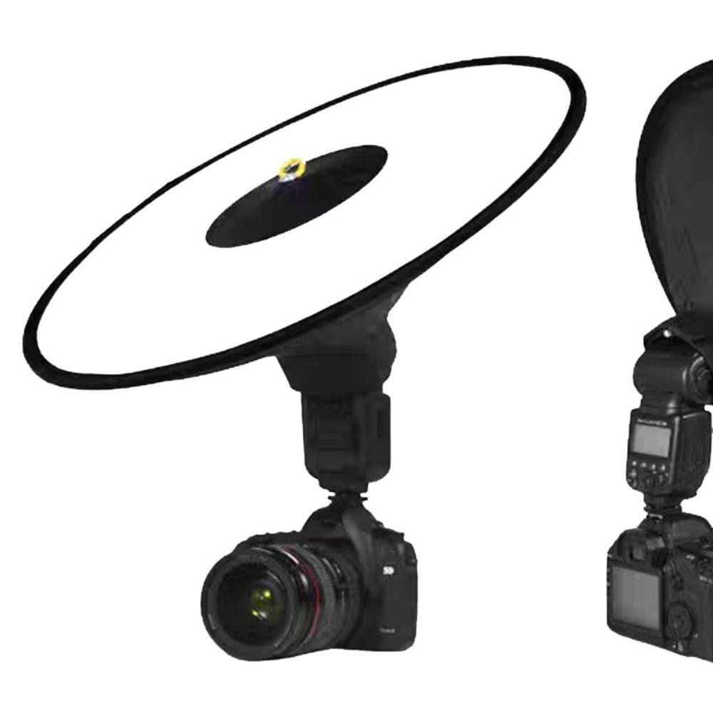 Round Cone Camera Diffuser Reflector Folding Flash Diffuser  Photography Accessories