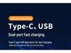 36W Dual USB Type-C Fast Car Charger with Metal QC3.0