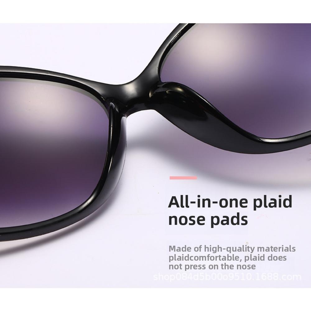 2025 new sunglasses women's UV protection trend large frame sunglasses European and American fashion driving sunglasses