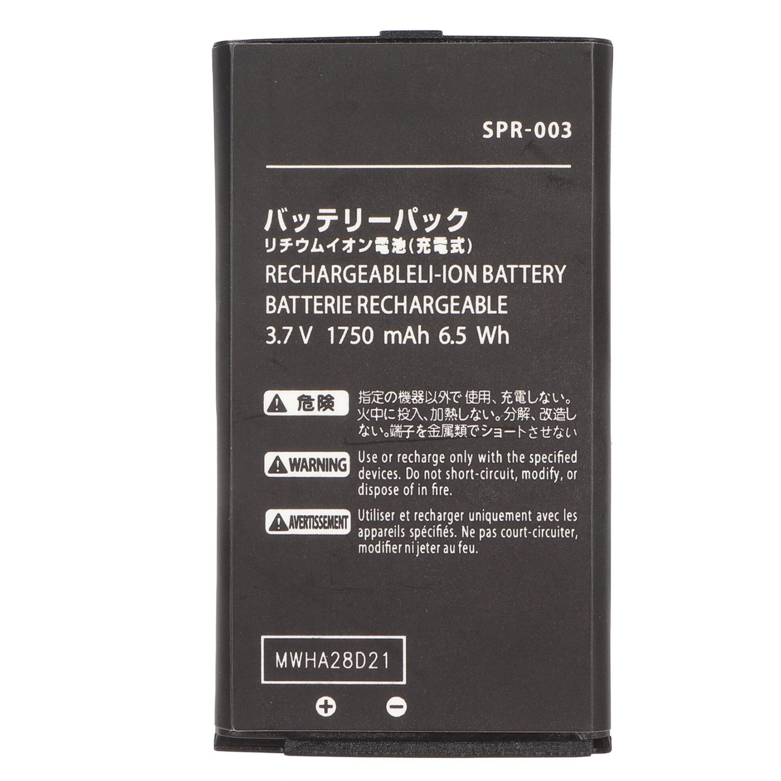 

Аккумулятор SPR 003 Профессиональный 1750 мАч Замена литий-ионного аккумулятора для консоли 3DS XL LL с