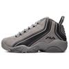 Stack 2 Forward Fabric Synthetic Leather Suede Versatile Mid-Top Retro Basketball Shoes Men Sneaker Sky-Gray F12M111224FDS