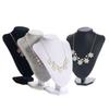 Velvet Jewelry Display Stand - Necklace Rack and Portrait Model