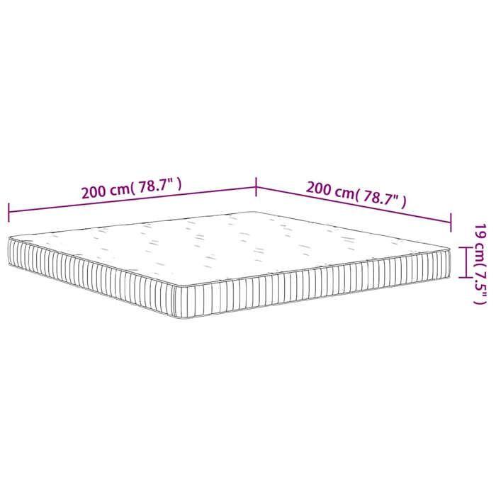 VidaXL Medium Pocket Spring Mattress 200x200 Cm 372821