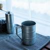 VINTAGE INOX Drum Made in Japan Perfect for outdoor and Stainless steel with an aged Unbreakable and dishwasher Mug, 400ml, [Official Product]. cafes,