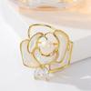 1Pc Rose Brooch Exquisite Personalized Pin Fashionable Elegant Jewelry Accessories Party Banquet Wedding Souvenir Gift