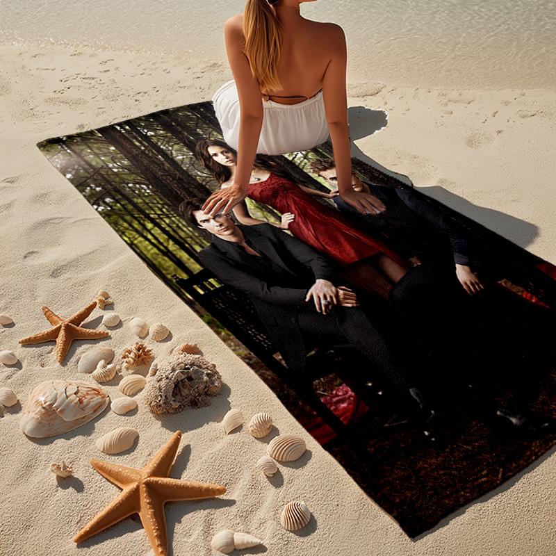 Vampire movies Beach Towel, Super Soft Microfiber, Gift for Her/Him, Birthday, for Pool, Beach, Travel, Home Decor Fan gifts